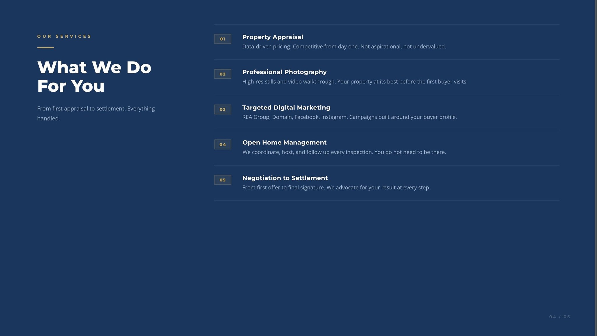 Vendor Proposal Deck - page 4